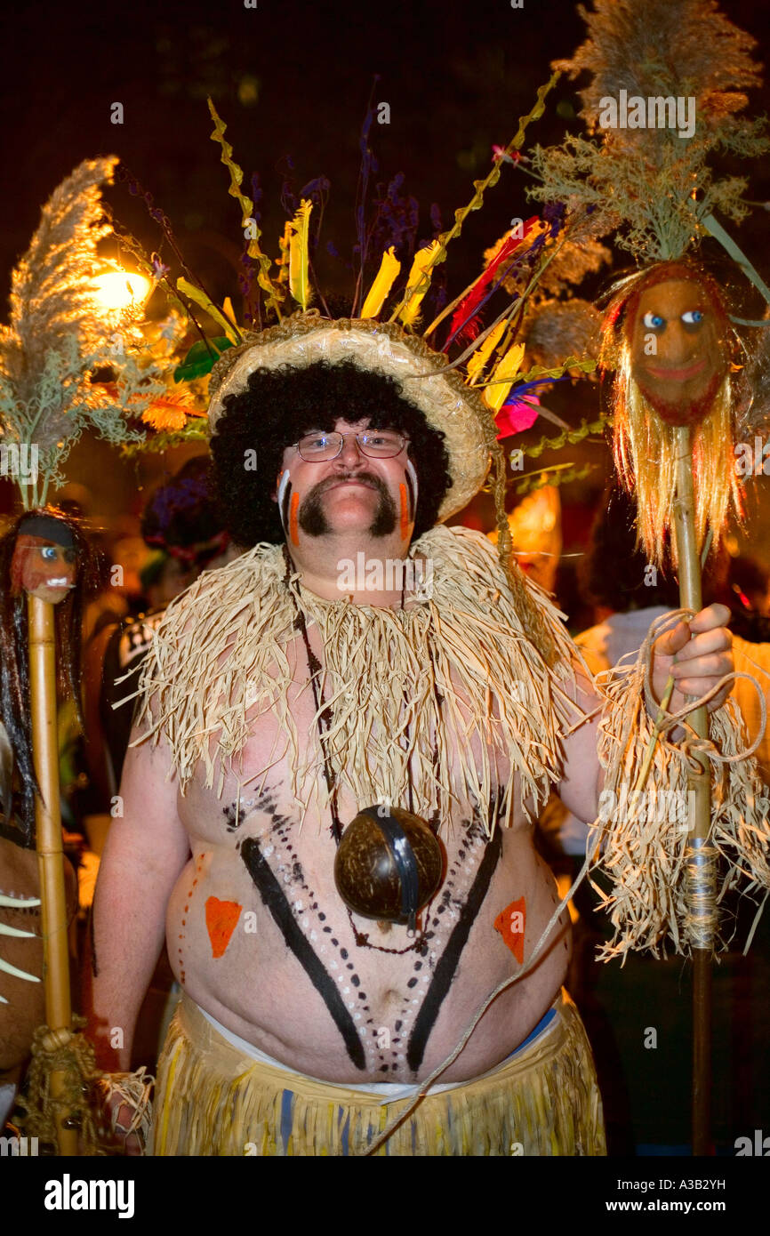 New York s'Halloween Village Parade New York USA 31 octobre 2006 La plus grande nation Halloween publique Banque D'Images