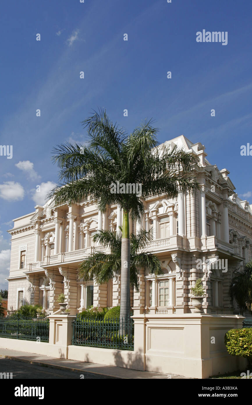 Musée régional d'histoire et d'Anthropologie, Canton Palace Merida, Mexique Banque D'Images