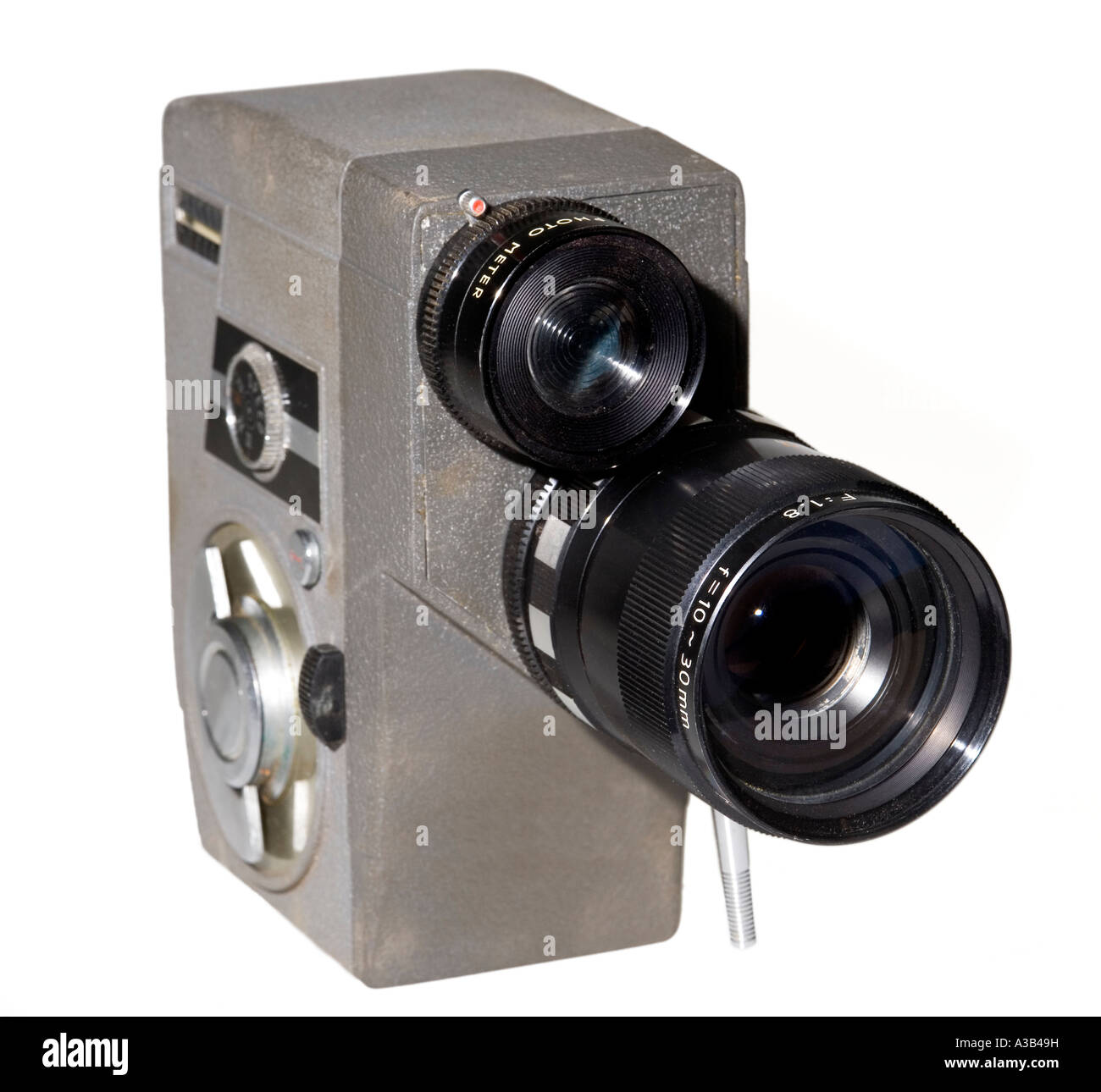 Clockwork amateur de films 8mm des années 60, l'appareil photo Banque D'Images