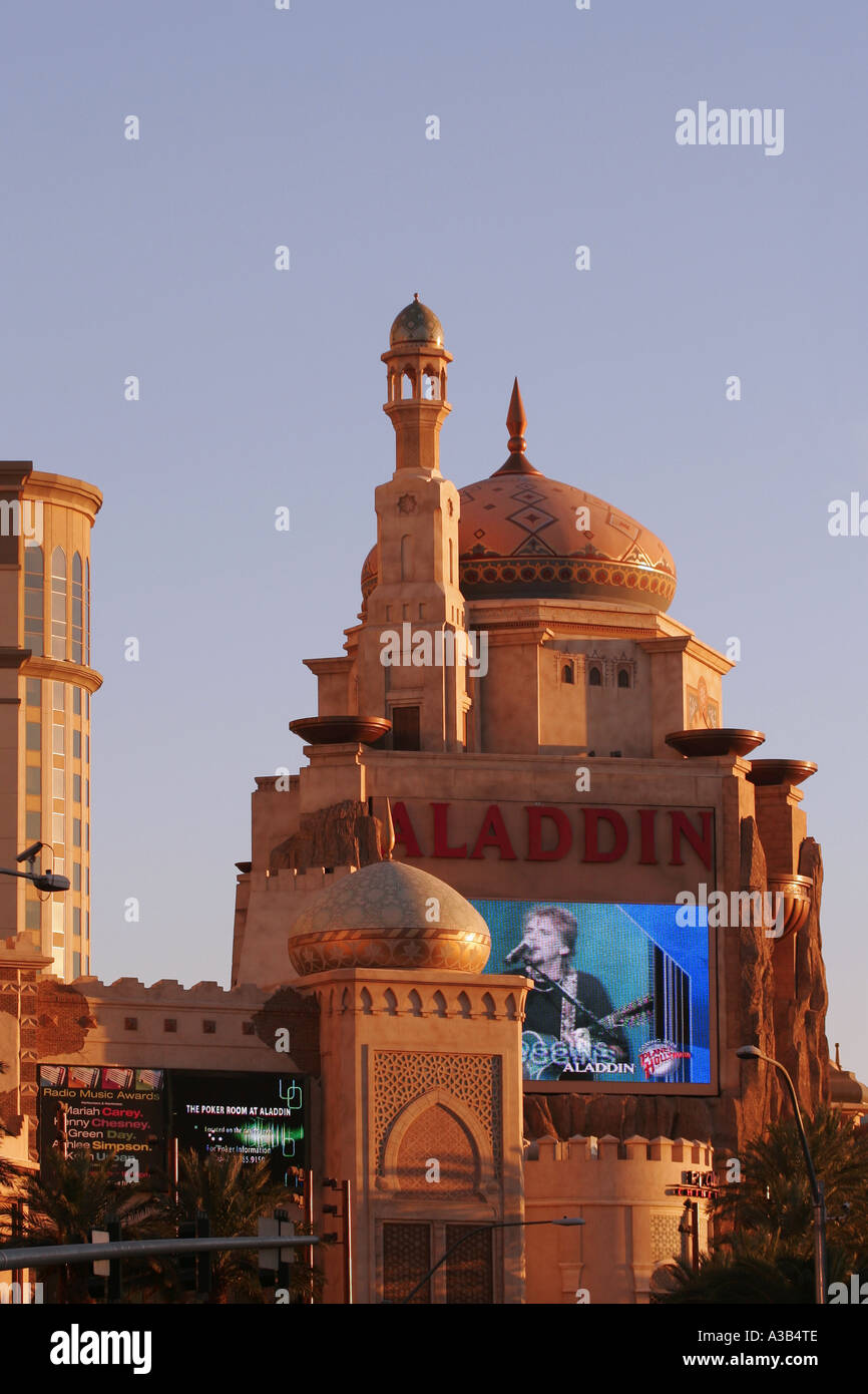 L'Aladdin Resort and Casino Las Vegas NEVADA USA Banque D'Images