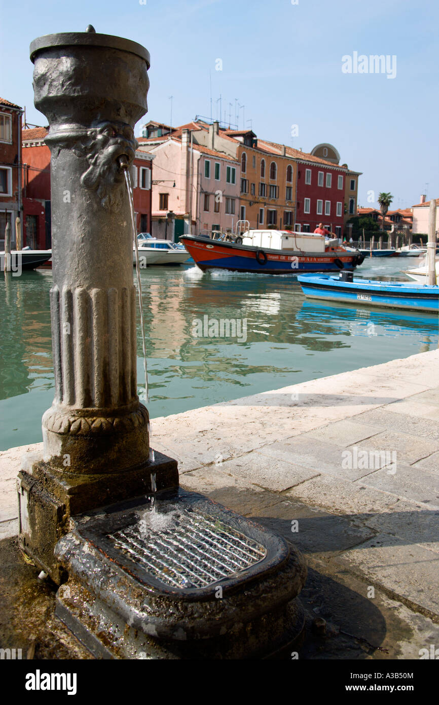 Italie Vénétie Venise Gratuitement Leau Potable à Partir De
