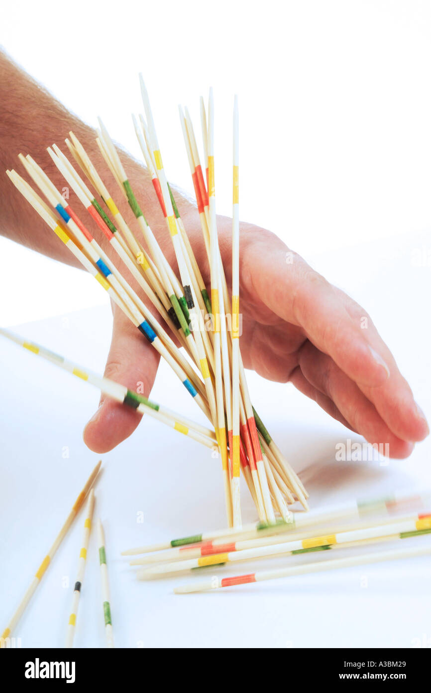 Mikado,Pick up sticks Banque D'Images