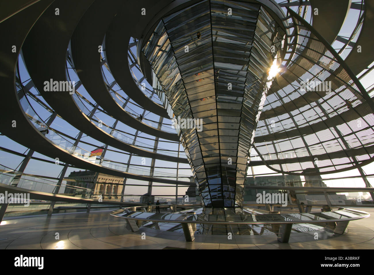 L'intérieur du Reichstag, Berlin, Allemagne Banque D'Images