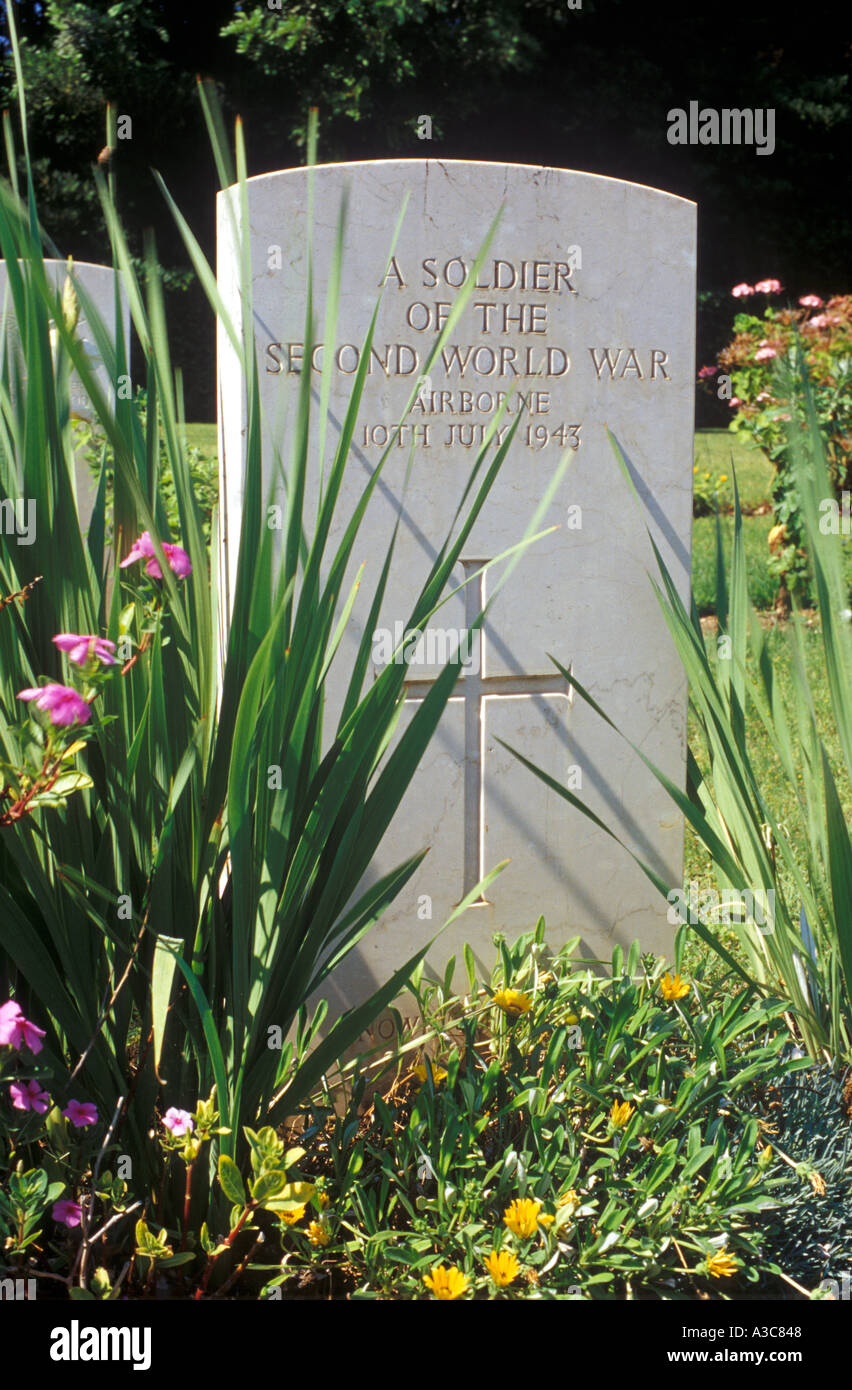 Le Nord de la France des tombes de guerre Banque D'Images