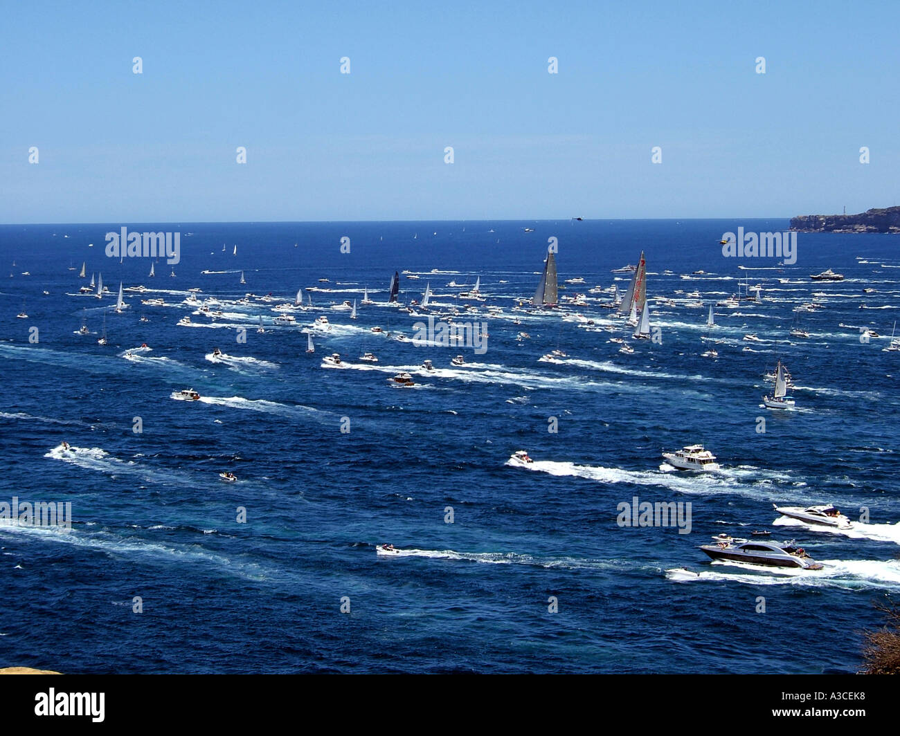 Sydney to Hobart yacht race Sydney, Nouvelle Galles du Sud en Australie. Banque D'Images