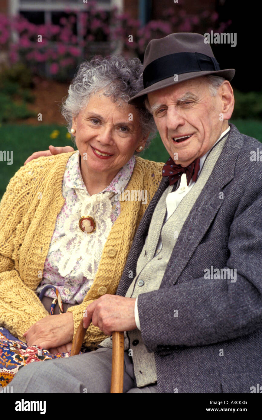couple de personnes âgées Banque D'Images