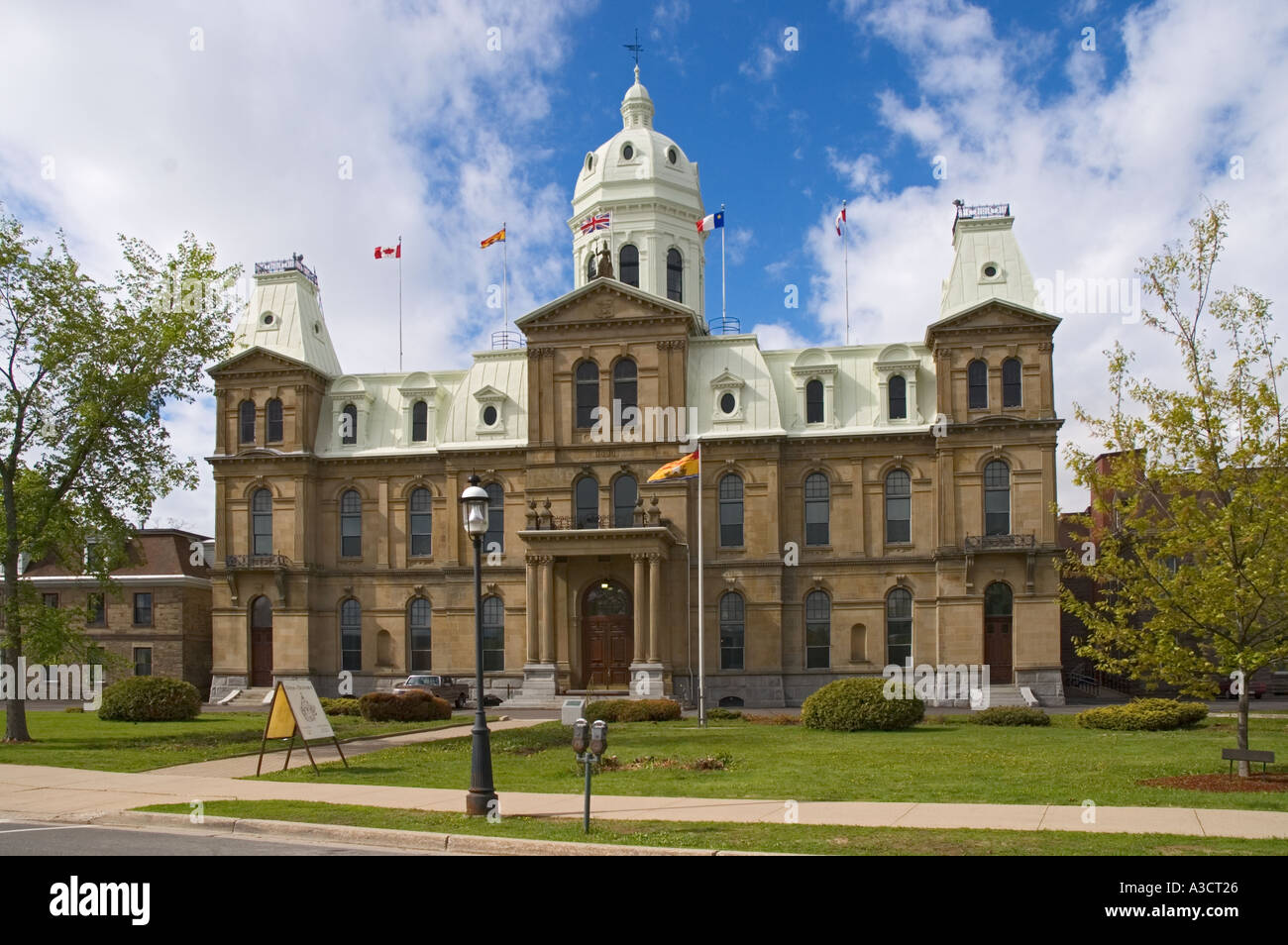 Canada Nouveau-Brunswick Fredericton Édifice de l'Assemblée législative Banque D'Images