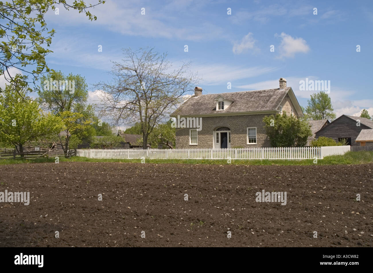 Canada Ontario Upper Canada Village living history museum circa 1860 Loucks Farm Banque D'Images