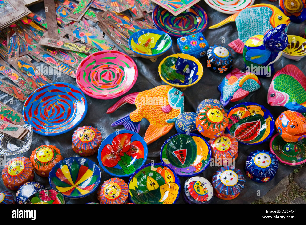 Marché indien en céramique Banque D'Images
