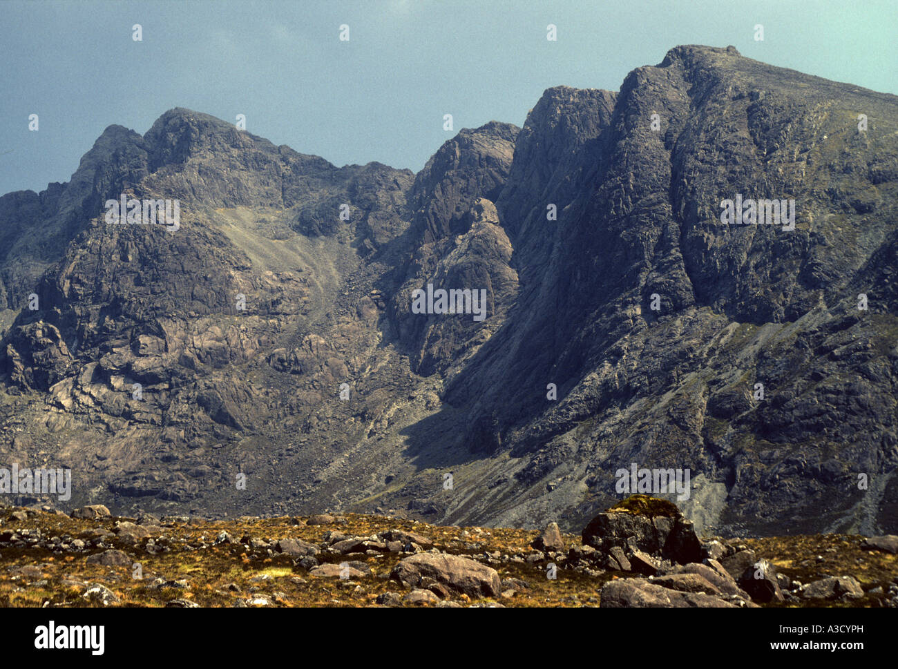 Coire Lagan, Black Cuillin, île de Skye, Hébrides intérieures, Ecosse, Royaume-Uni, Europe. Banque D'Images