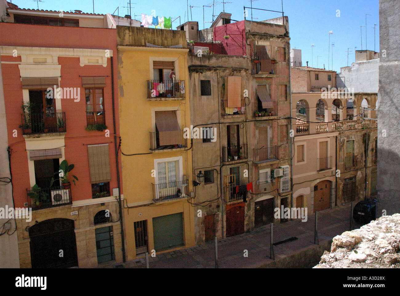 Vieux Centre-ville Tarragona CATALOGNE CATALOGNE CATALOGNE Costa Dorada Catalane España Espagne Espagnol Iberia Espagne Europe Banque D'Images