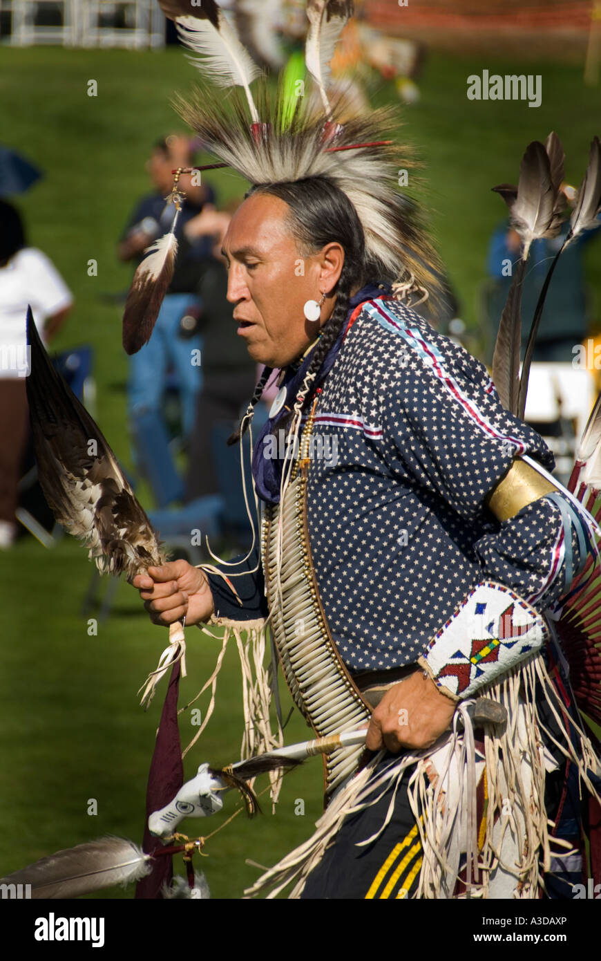 American powwow indien Indio en Californie Banque D'Images