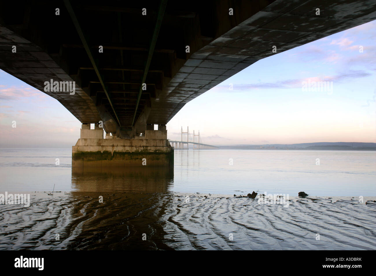 La Severn Bridge. UK Banque D'Images