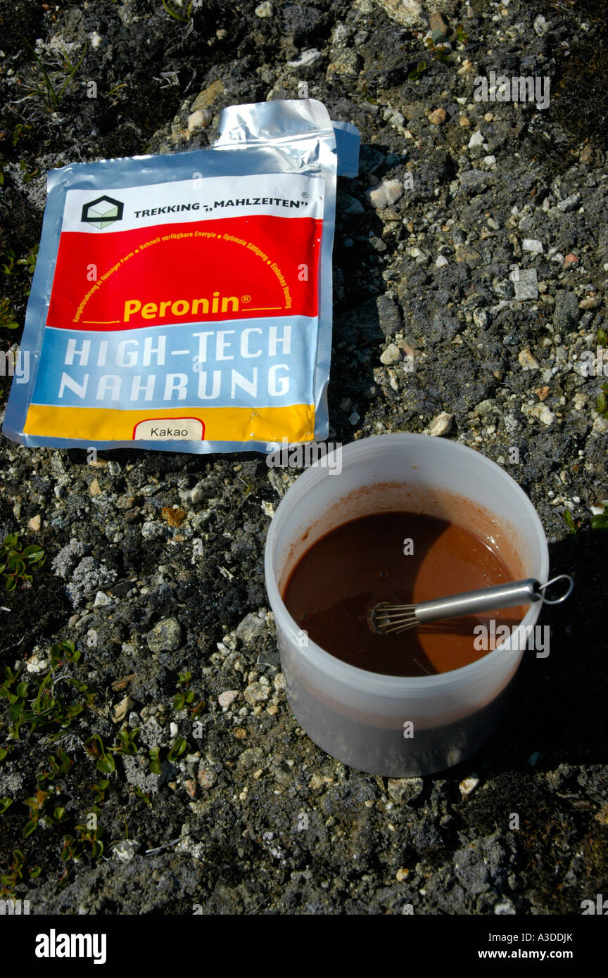 Peronin high-tech food kakao Eastgreenland Banque D'Images