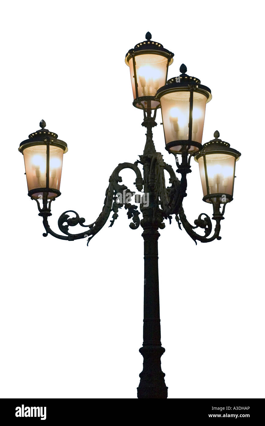 Torche de Venise Italie Banque D'Images