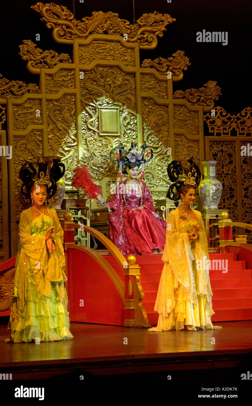 Show de drag sur Phuket, Thaïlande Banque D'Images