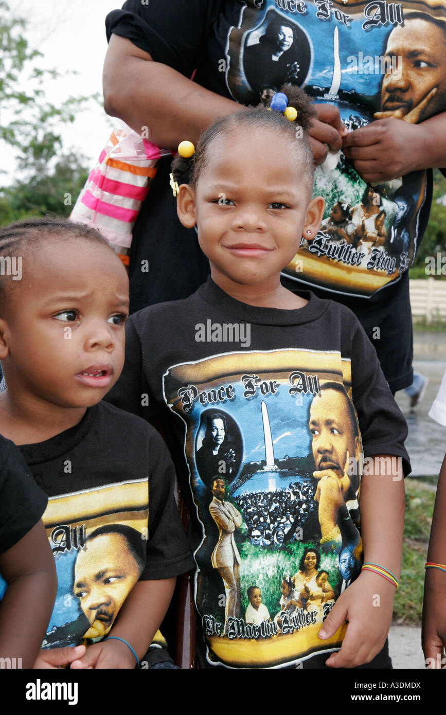 Miami Florida,Liberty City,Martin Luther King Parade,Junior,Jr,L.,MLK,M.L. K.,histoire,tradition,mouvement des droits civils,festival,festivals,foire,fête Banque D'Images