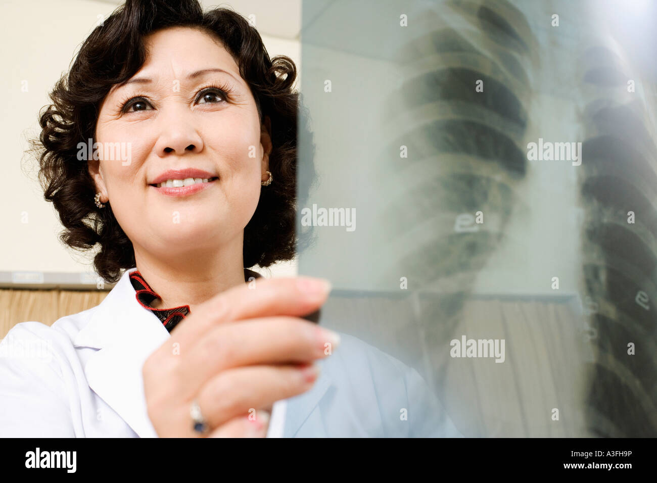 Close-up of a woman un X-Ray Banque D'Images