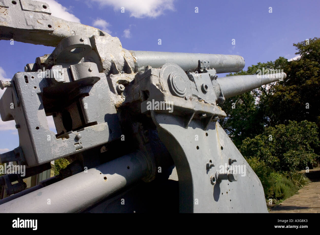 Vieux fusil AA Jardins de Fort Kent Gravesend Banque D'Images