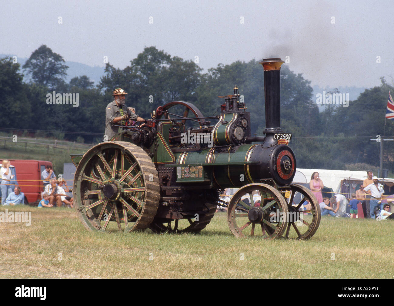 Burrell moteur agricole Rudgwick Show vapeur Sussex Banque D'Images