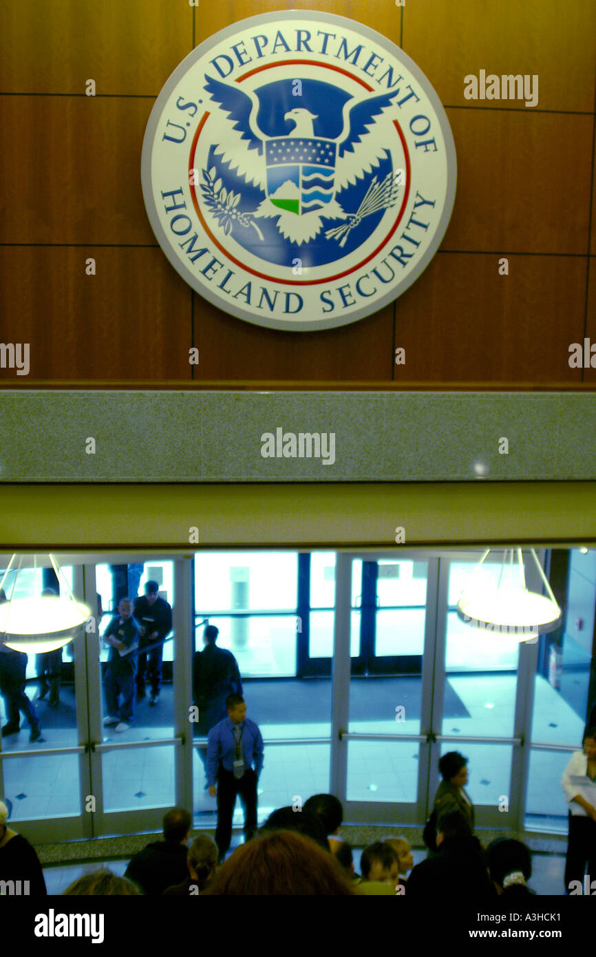 US Department of Homeland Security Office Banque D'Images