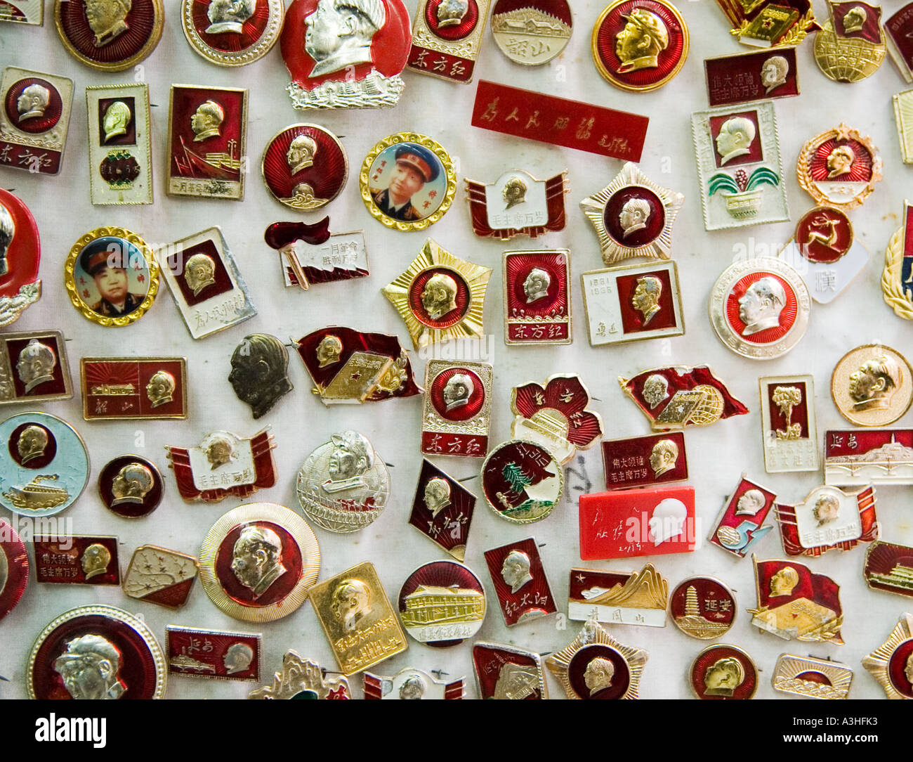 Mao Tse Tung rouge badge à la marché d 