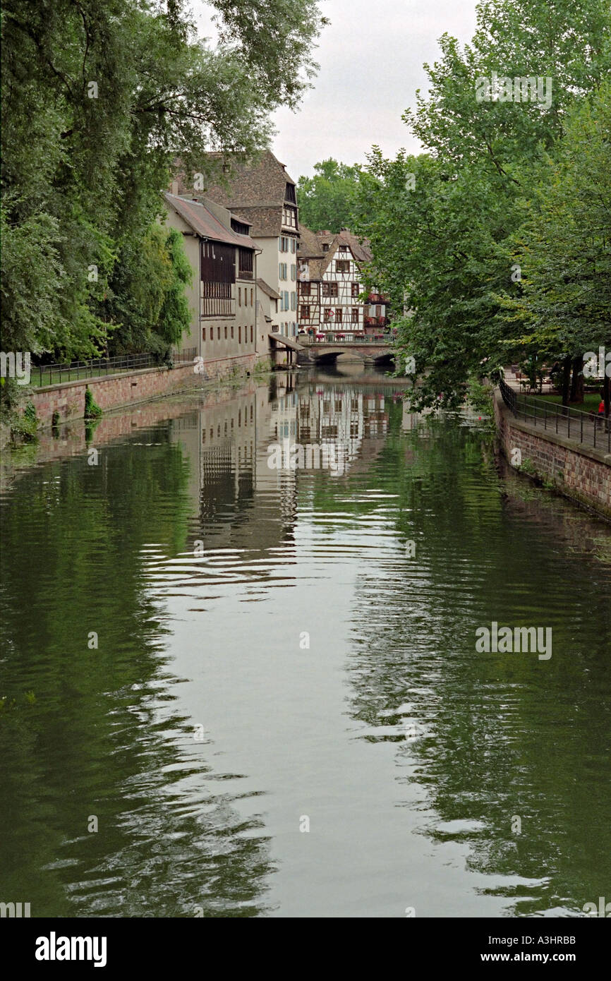 Petite France de Strasbourg. Alsace, France. Banque D'Images