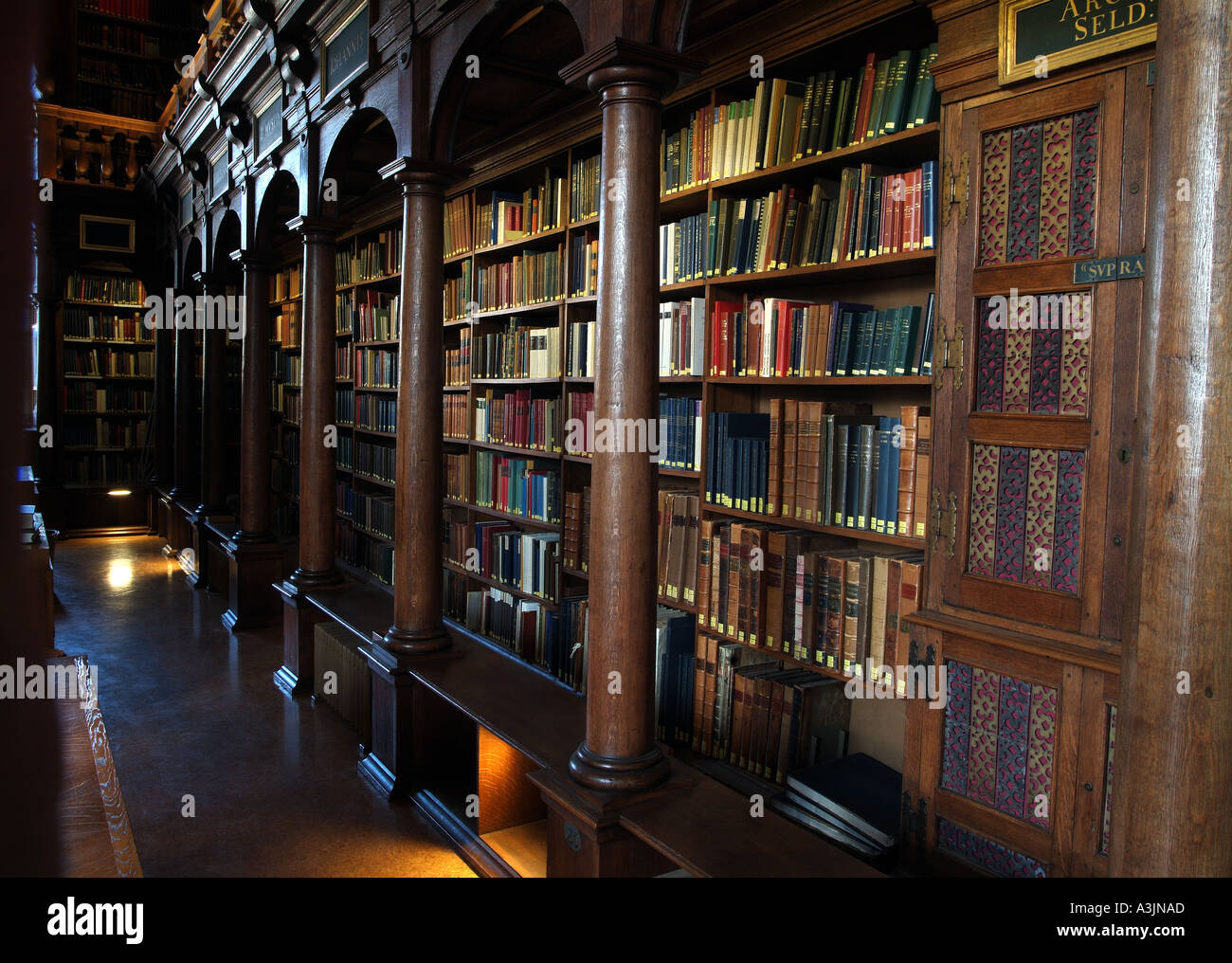 Livres à la Bodleian Library, Oxford Photo Stock - Alamy