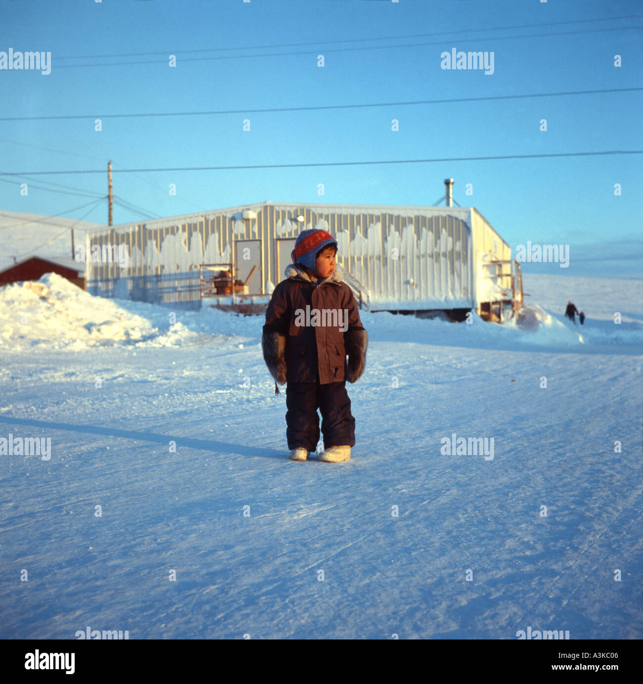 En face de l'enfant Co op Store Resolute Bay Nunavut Banque D'Images