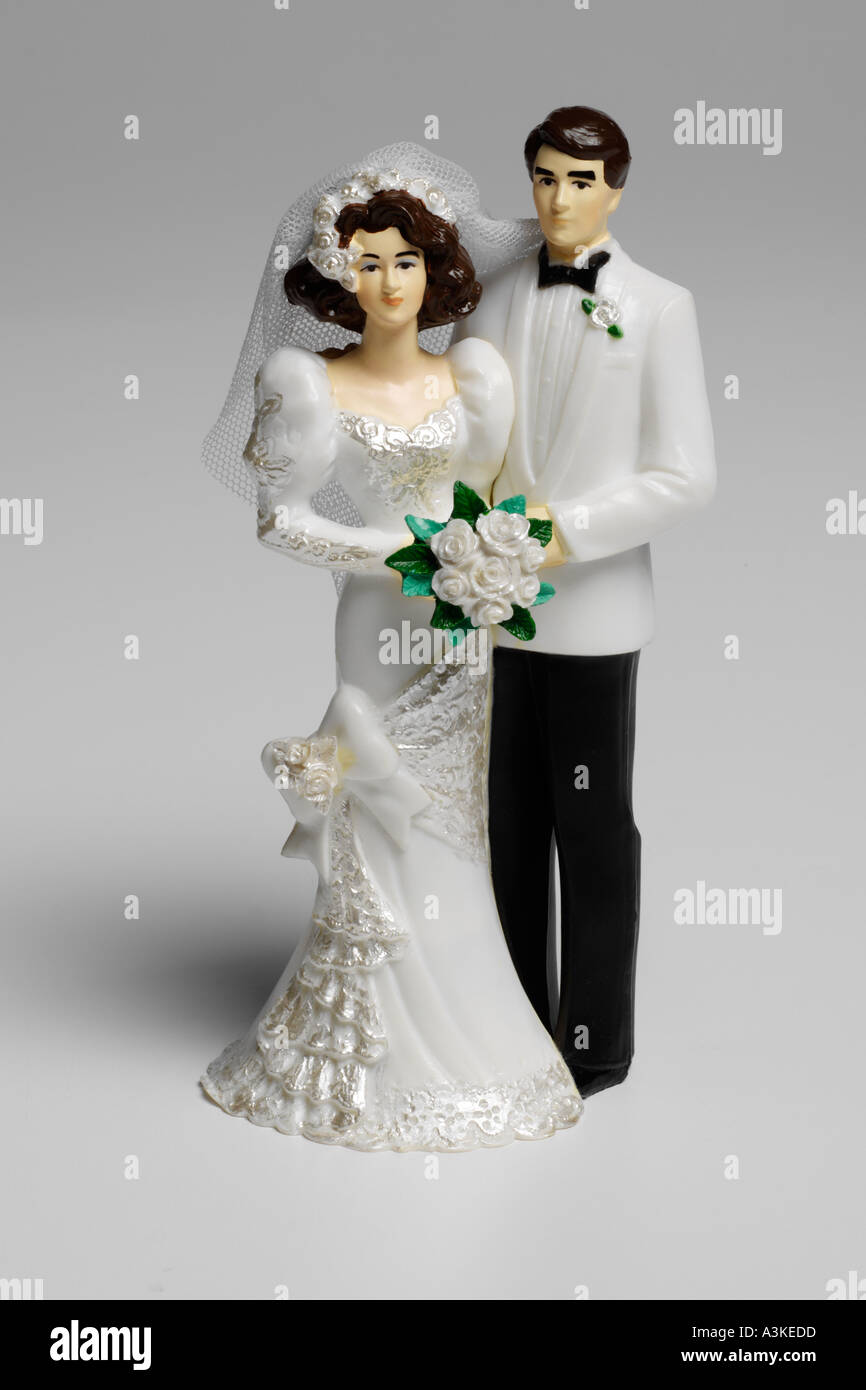 Mariée et le marié Banque D'Images