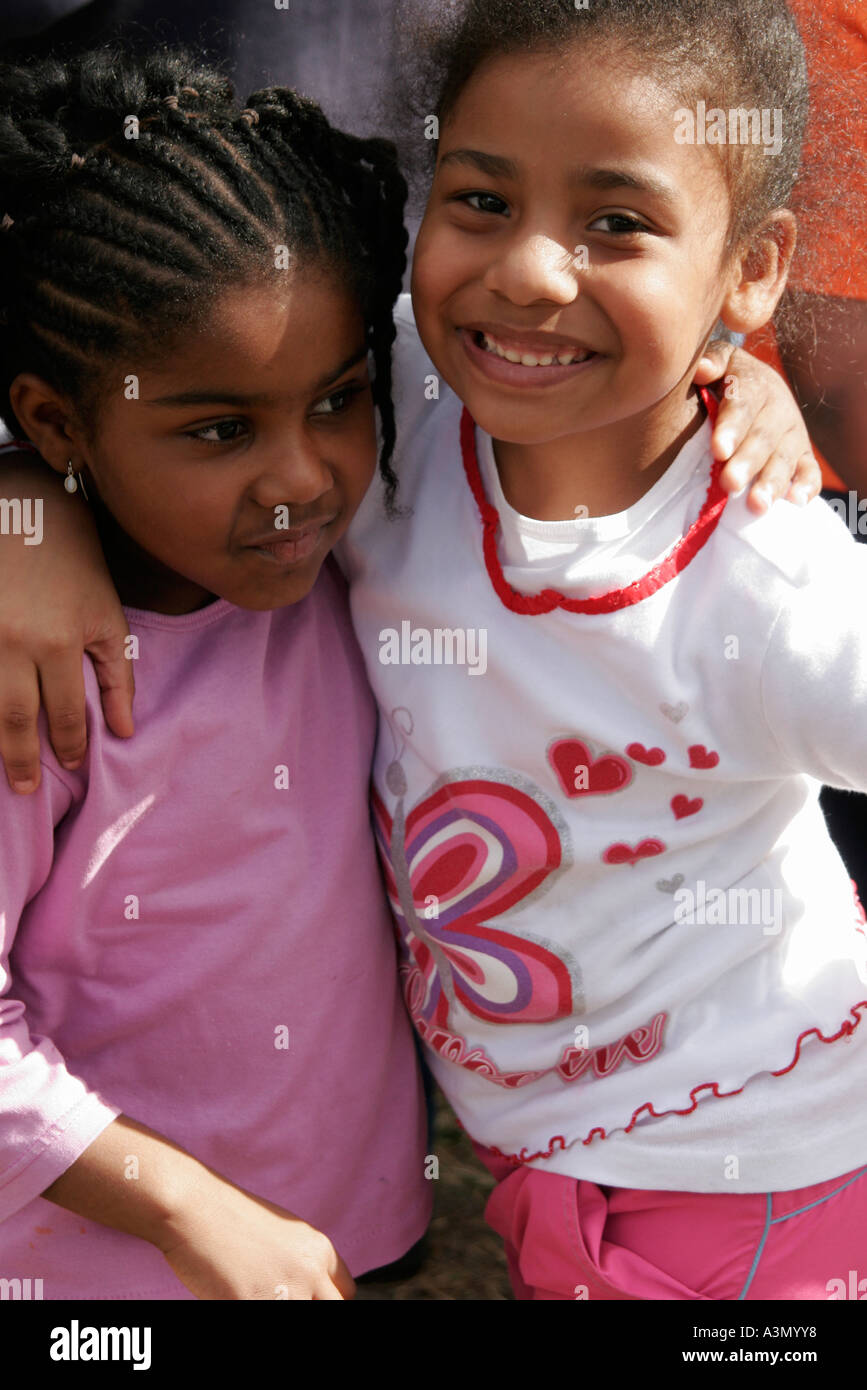 Miami Florida,Hialeah,Amelia Earhardt Park,Drug Free Youth in Town DFYIT club,anti-addiction programme organisation à but non lucratif, familles de parents par Banque D'Images