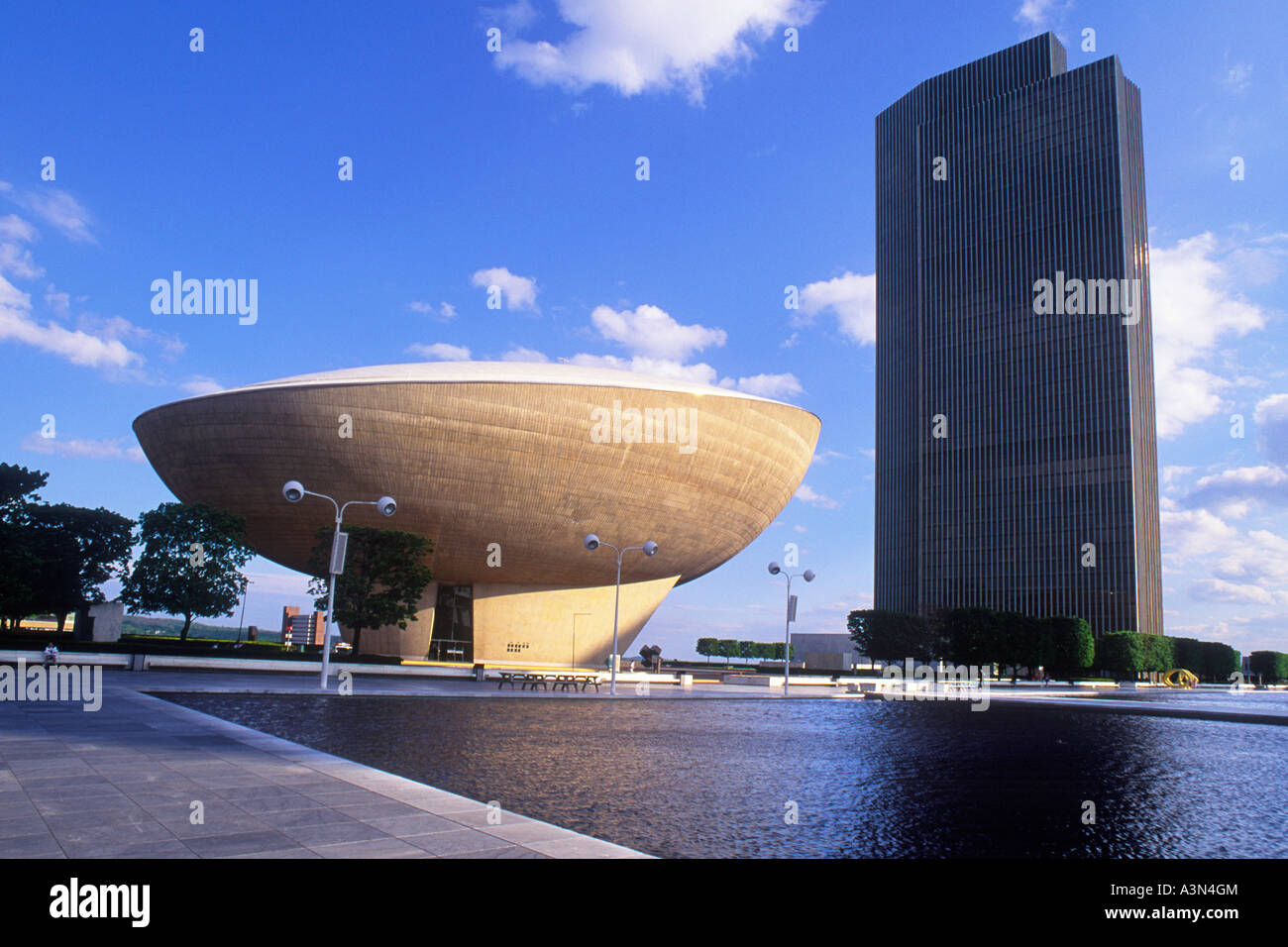 USA Albany New York Empire State Plaza Center for the Performing Arts l'Oeuf Banque D'Images