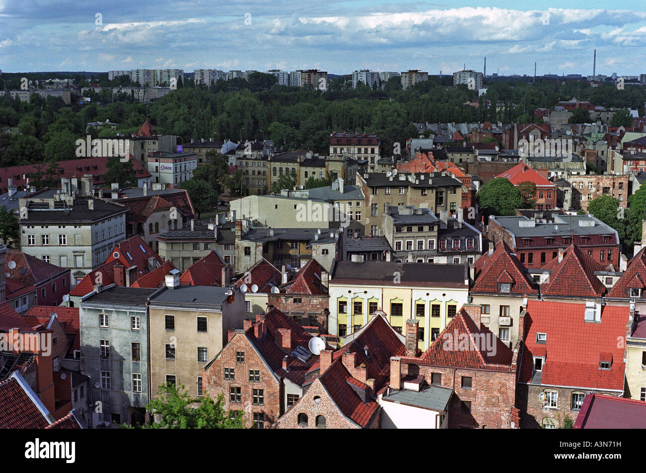 La vieille ville de Torun, Pologne Banque D'Images