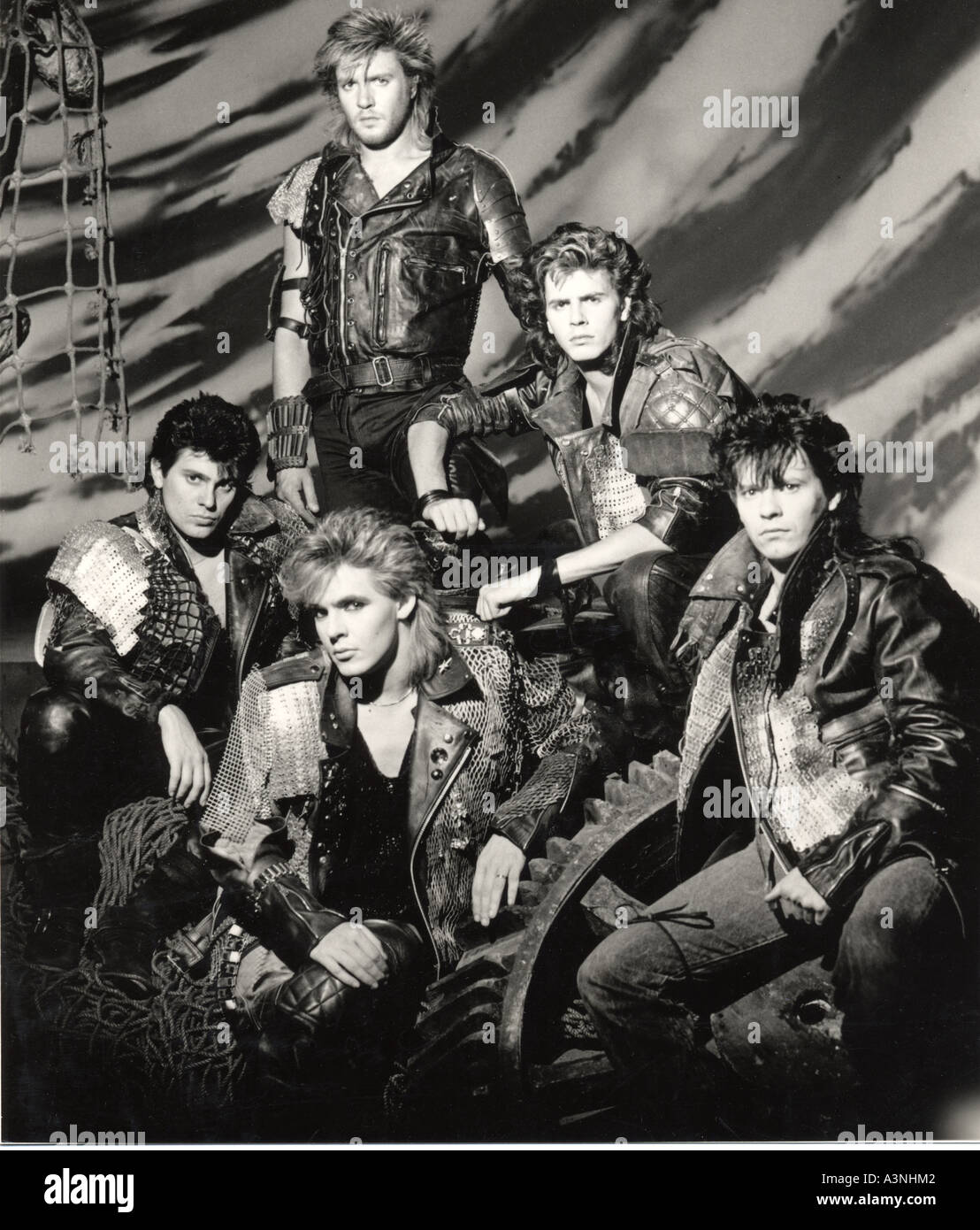 DURAN DURAN photo promotionnelle de groupe du Royaume-Uni vers 1982 Banque D'Images