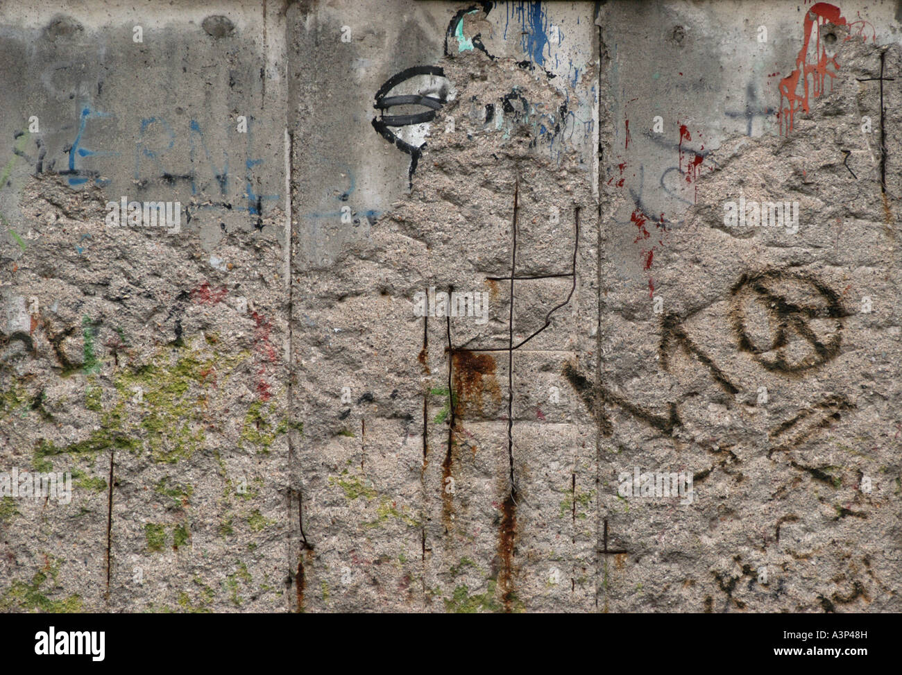 Mur de Berlin à Berlin, Allemagne Banque D'Images