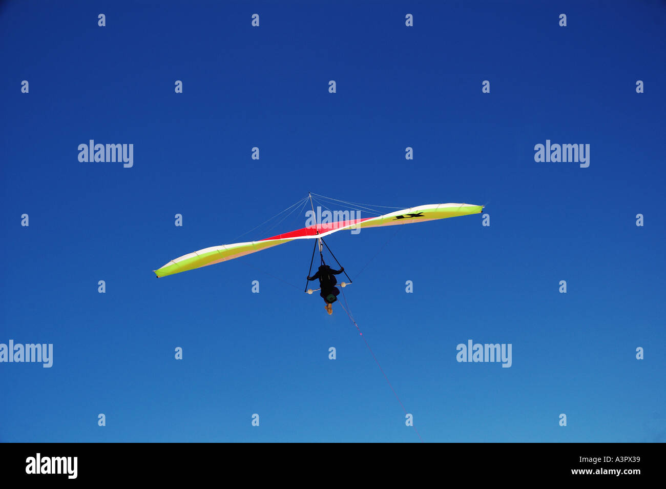 Sur l'île de deltaplane Double Point Noosa Queensland Australie dsca 1446 Banque D'Images