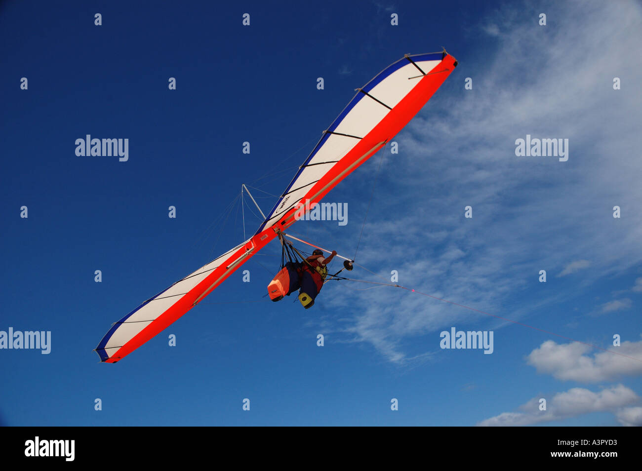 Point de deltaplane double island Queensland Australie Noosa dsca 1466 Banque D'Images
