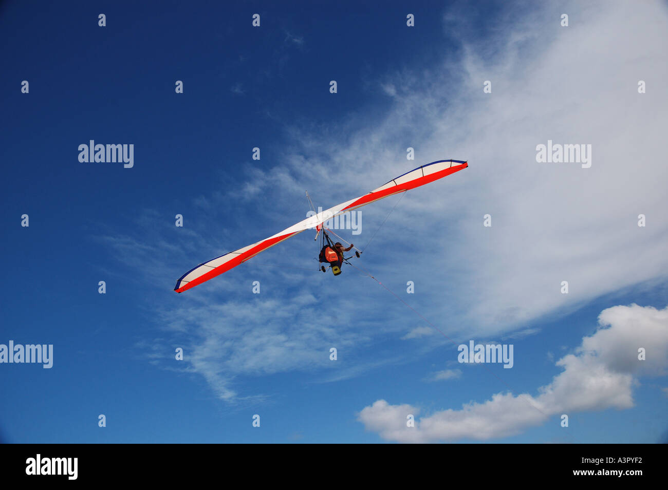 Point de deltaplane double island Queensland Australie Noosa dsca 1467 Banque D'Images