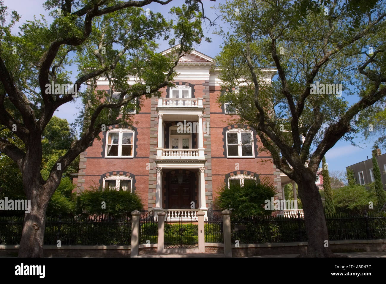 Calhoun Mansion c 1876 Meeting Street Charleston en Caroline du Sud Banque D'Images