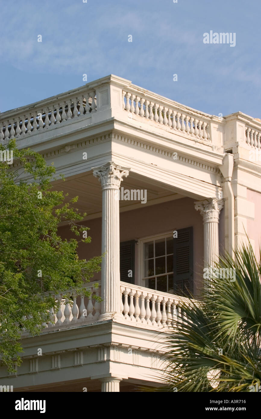Antebellum maison sur East Battery Street Charleston en Caroline du Sud Banque D'Images
