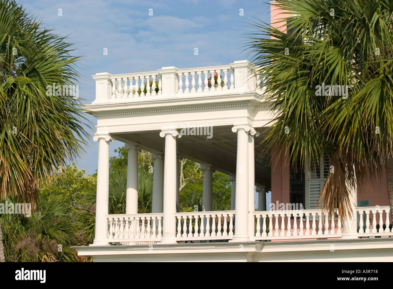 Antebellum maison sur East Battery Street Charleston en Caroline du Sud Banque D'Images