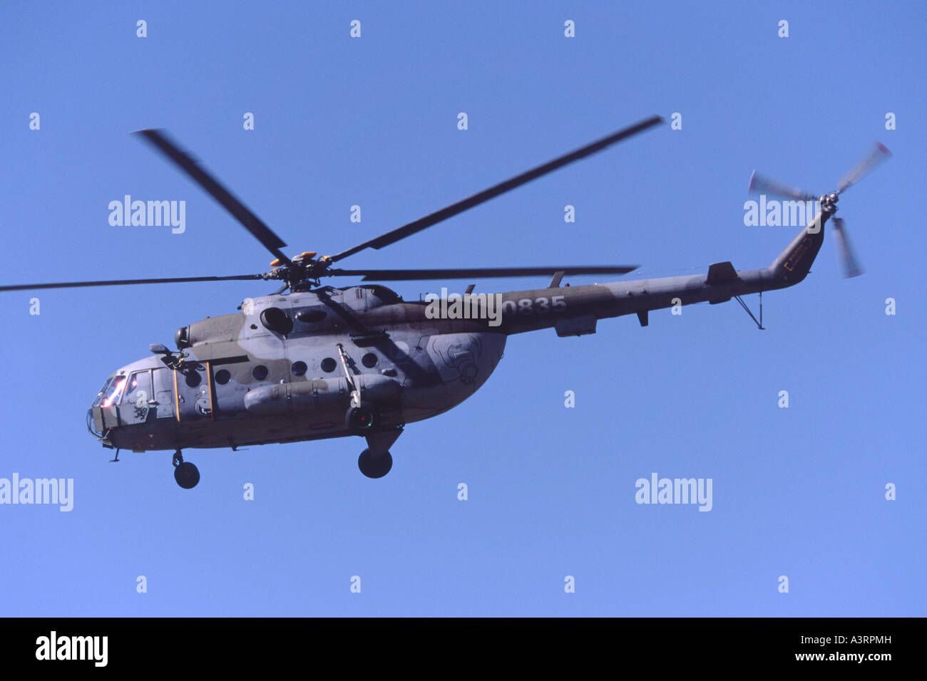 Le Mil Mi 17 exploités par 232 Vrtulnikoveho Letka de l'Armée de l'air tchèque Banque D'Images