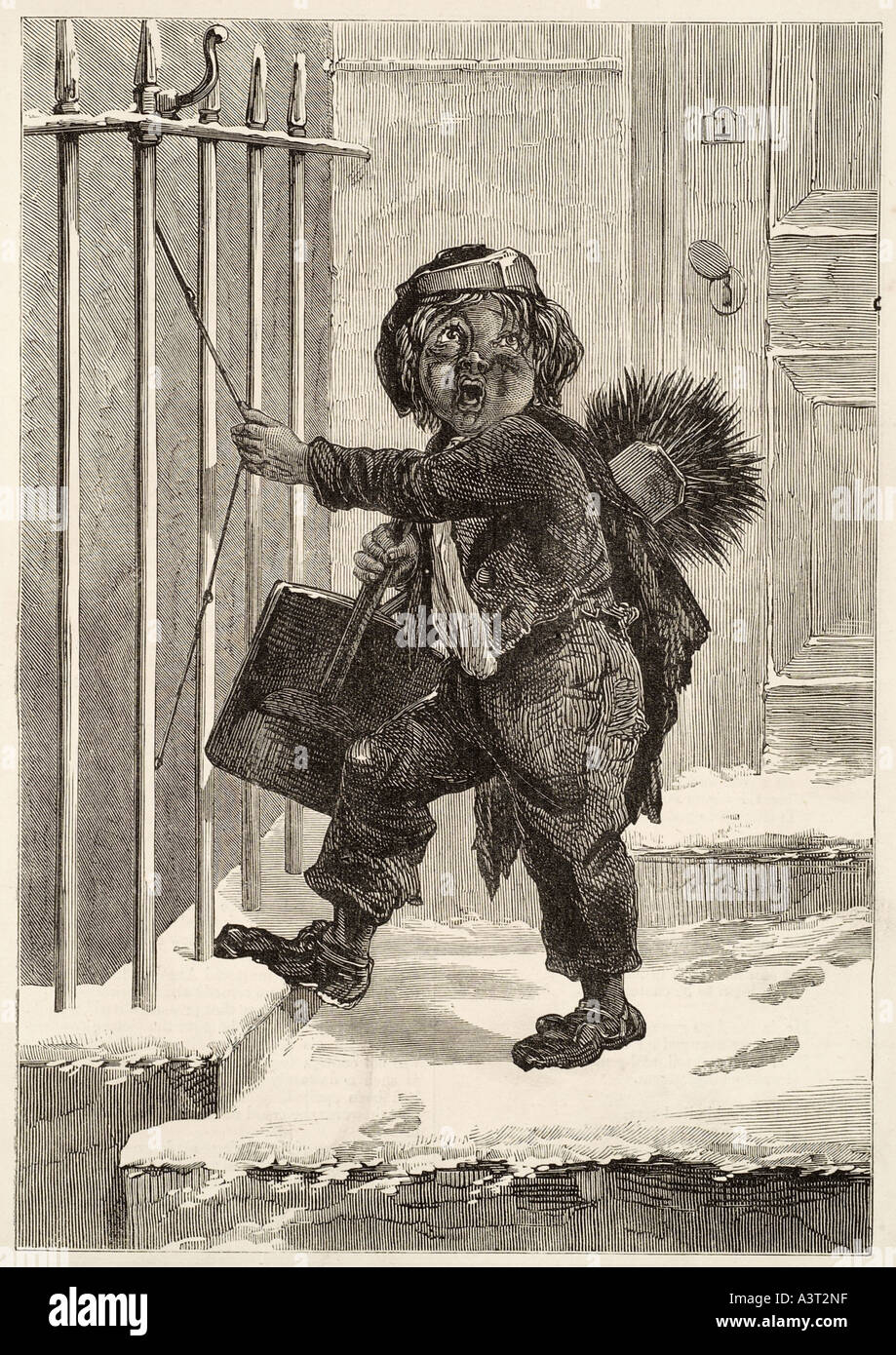 Victorian chimney sweep Banque de photographies et d’images à haute