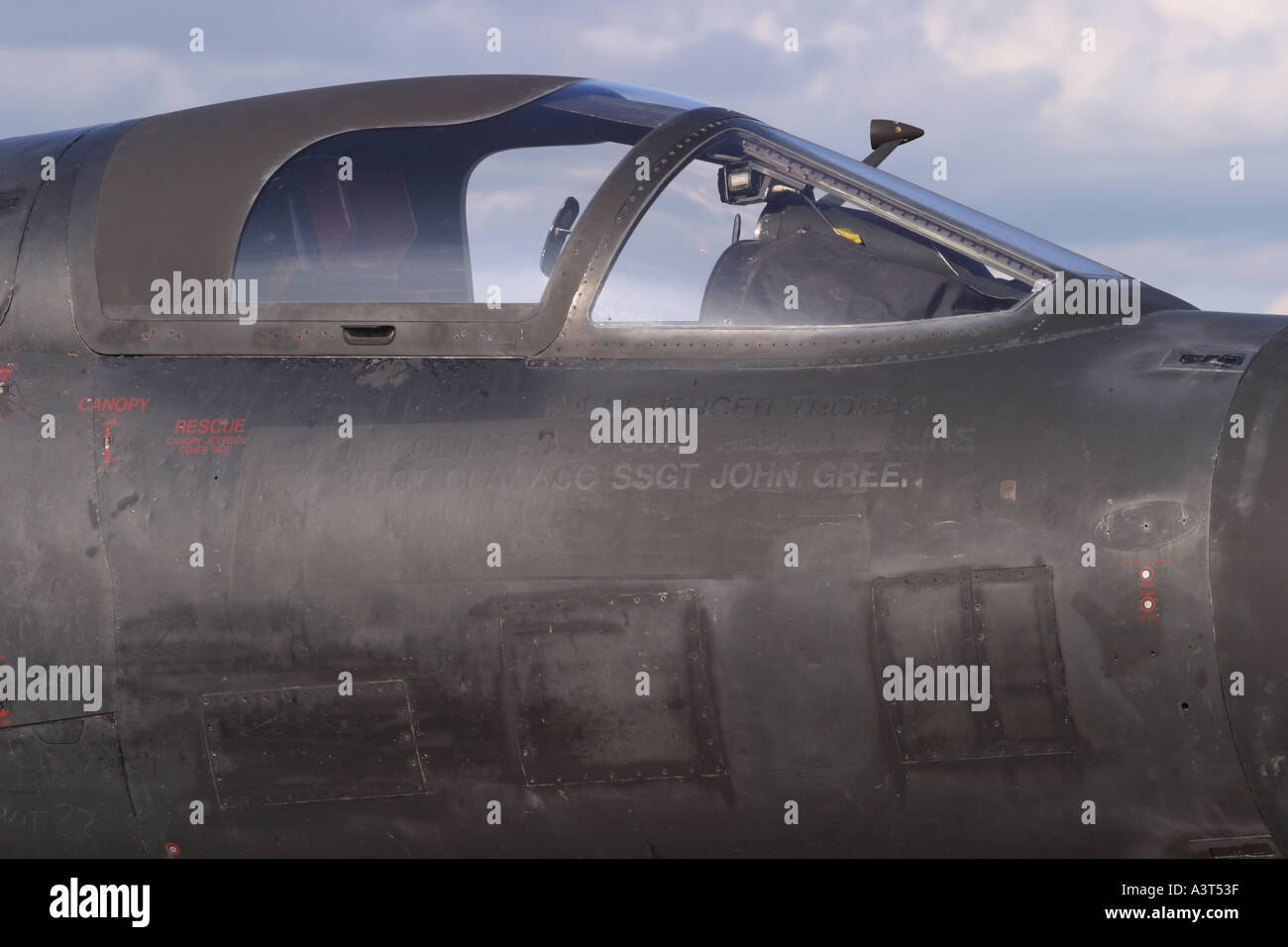 U-2 de pilotage de l'US Air Force faible technologie avancée Lockheed U observables avion espion 2 Banque D'Images