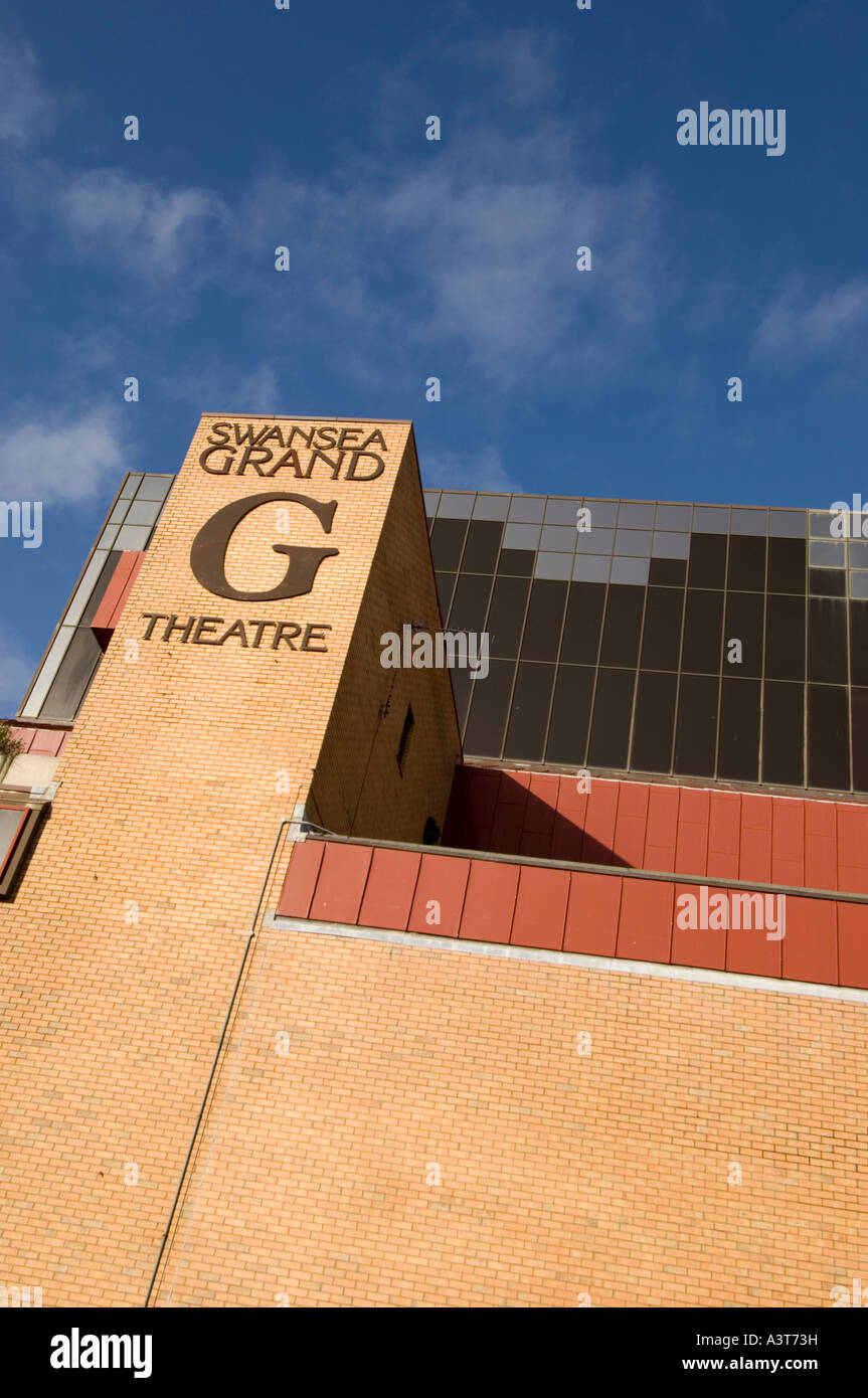 Le Grand Theatre West Glamorgan Swansea au Pays de Galles Banque D'Images