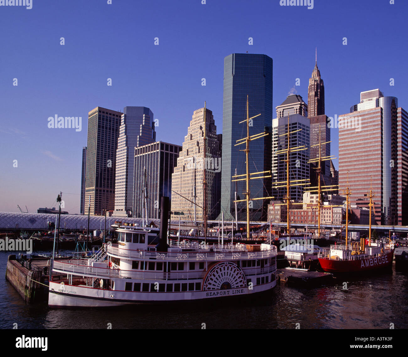 South Street Sea Port, Manhattan, New York, USA Banque D'Images