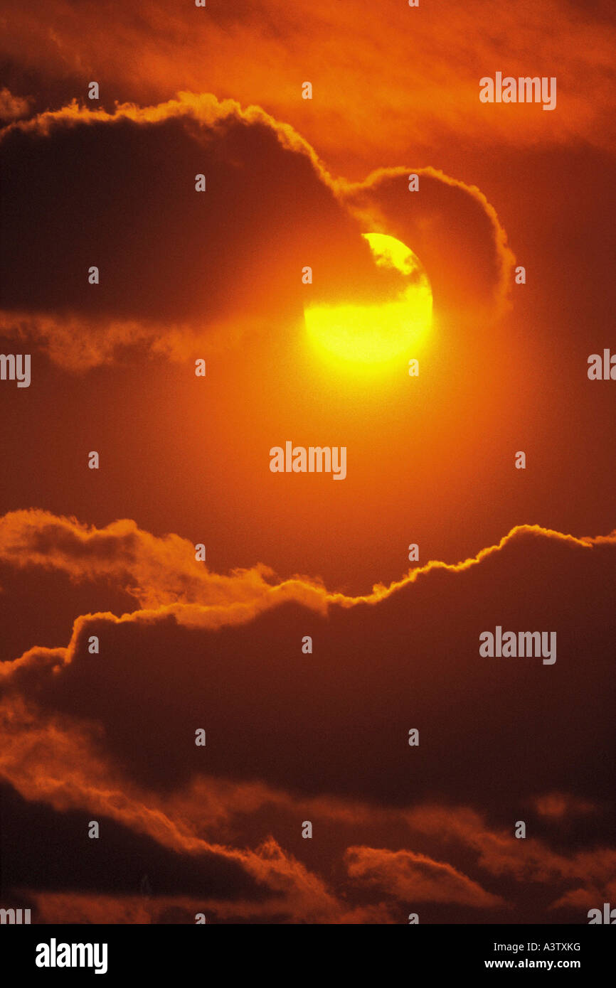 Coucher de soleil Banque D'Images