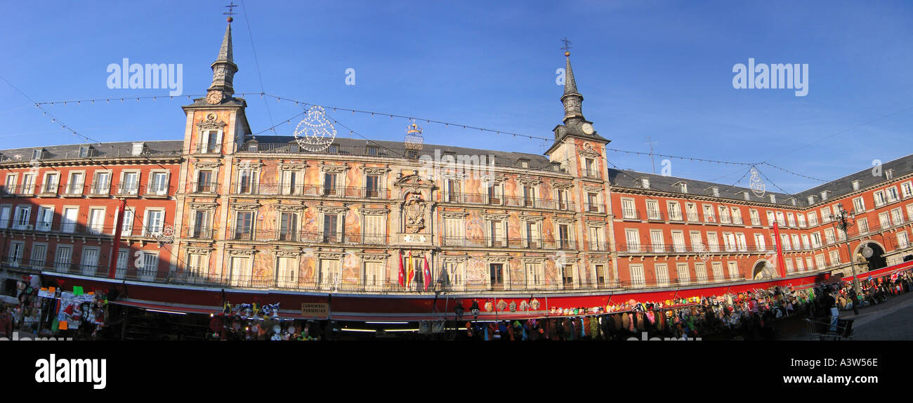 Plaza Major à Madrid Banque D'Images