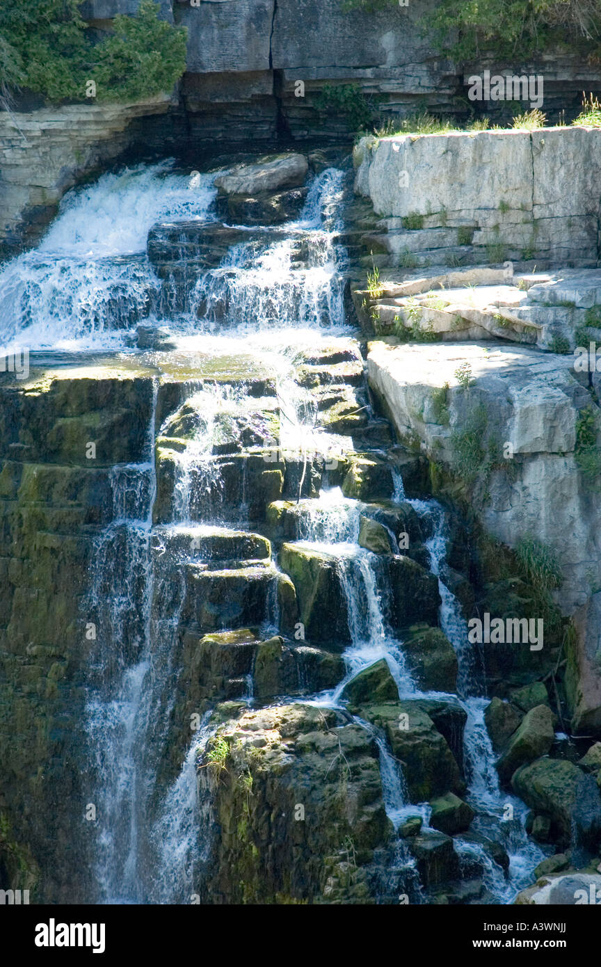Inglis Falls à Owen Sound (Ontario) Canada Banque D'Images