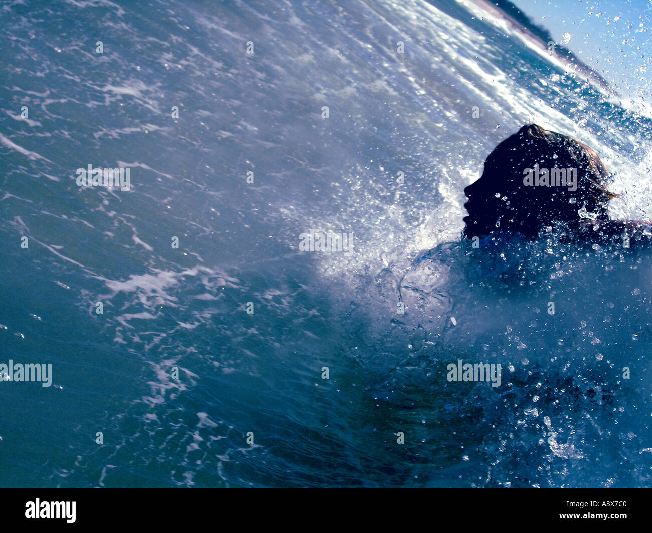 Le surf, Queensland, Australie photo par Bruce Miller 404 Banque D'Images